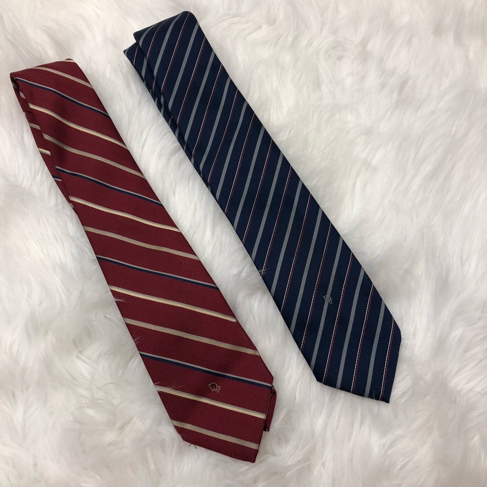 Christian Dior Ties Bundle Authentic Vintage 🌟
